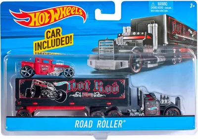 Set Mattel Hot Wheels Super Rigs - Camion si masina, sortiment