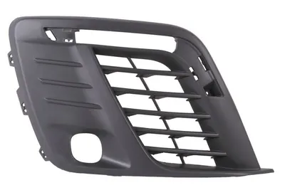 Grila bara cu locas far ceata, plastic, negru potrivit PEUGEOT TRAVELLER dupa 2016