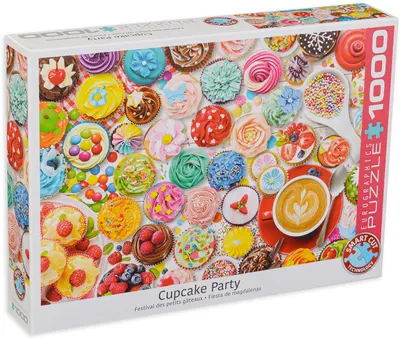 Puzzle Eurographics din 1000 de piese - Cupcake Party