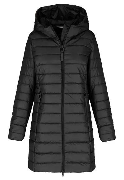 Jacheta usoara matlasata cu dunga - de tranzitie - J-Salama - neagra - Negru