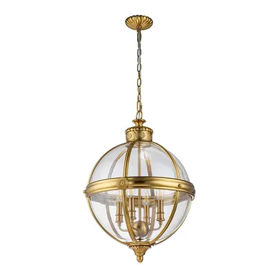 Corp de iluminat suspendat, lustra Adams 4 Light Pendant Chandelier – Brushed Bronze