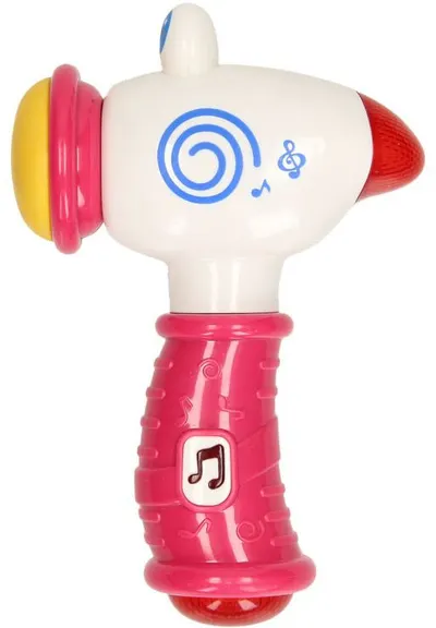 Jucărie muzicală pentru bebeluși ciocan Raya Toys – Hammer Music