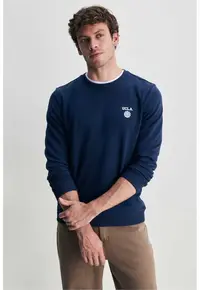 Bluza sport cu decolteu la baza gatului - VALLEY
