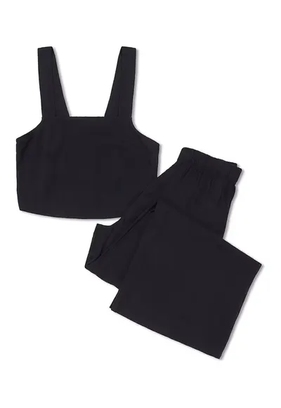 Pijama de dama viscoza negru