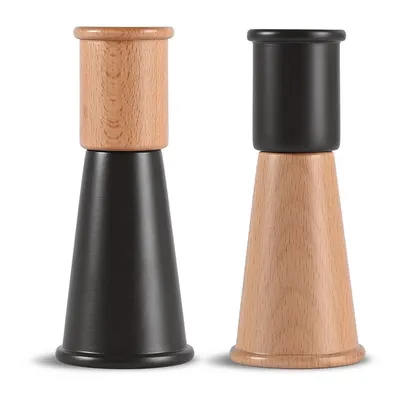 Set de râșnițe de sare și piper negru/în culoare naturală 2 buc. din ceramică Gurken – Sagaform