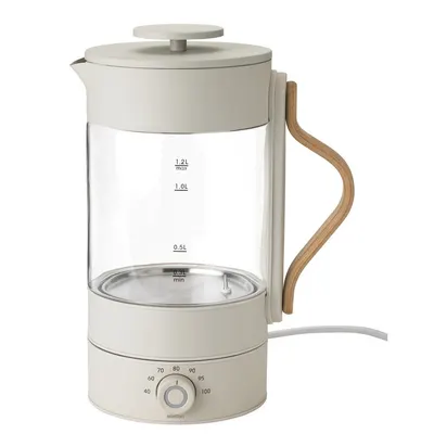 Ceainic electric bej din sticlă 1,2 l Emma – Stelton