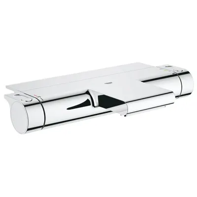 Baterie cada Grohe 34464001 cu termostat 1/2, Argintiu