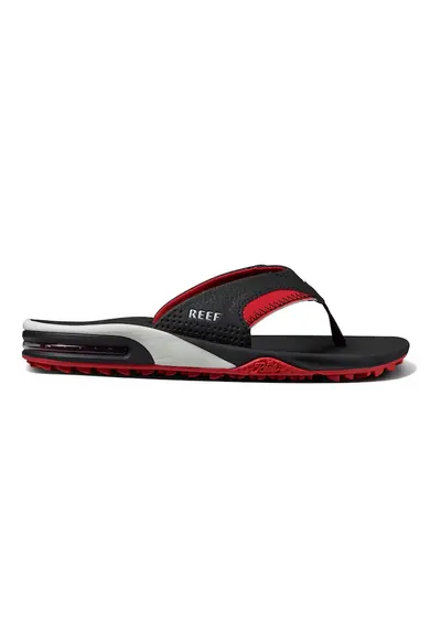 Papuci flip-flop cu broderie logo - Rosu/Negru