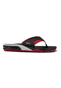 Papuci flip-flop cu broderie logo - Rosu/Negru