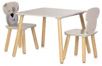 Set pentru copii masă și scaune Chipolino - MDF, cățeluși