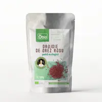Drojdie de orez rosu pudra bio, 60g, Obio