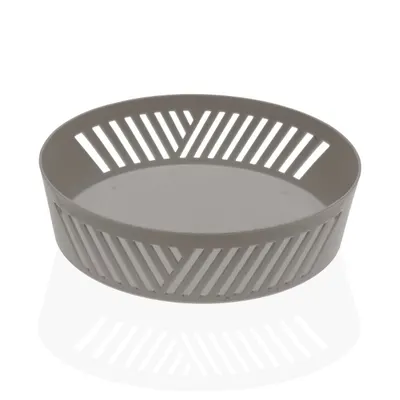 Fructieră Versa Gri polipropilenă (24,5 x 6,5 x 24,5 cm)