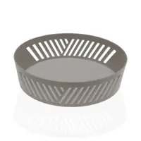 Fructieră Versa Gri polipropilenă (24,5 x 6,5 x 24,5 cm)
