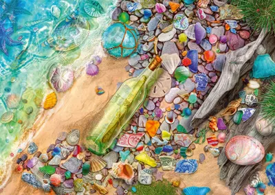 Puzzle 1000 de piese - Beach Treasures