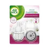 Odorizant de Camera Electric Air Wick, Satin si Crin de Luna, Aparat si Rezerva 19 ml