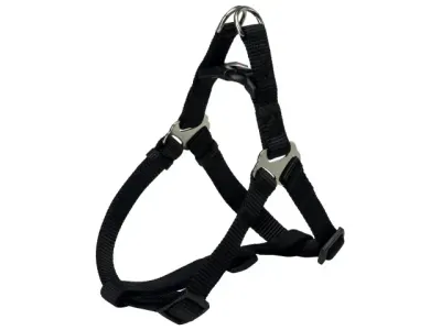 Ham pentru caini Premium One Touch Negru XS-S 30-40 cm 10 mm