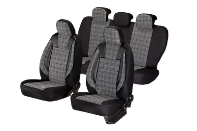 Set Huse Scaun Luxury Negru