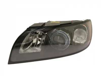 Far stanga (D2S HB3, electric, cu motoras, fundal negru) VOLVO S40, V50 2004-2007