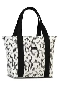 Geanta de Plaja 52x36x18 cm - 18L - Negru I Alb