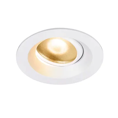 Spot incastrat, DINGILO Ceiling lights, white Indoor LED recessed ceiling light white 2700K tiltable