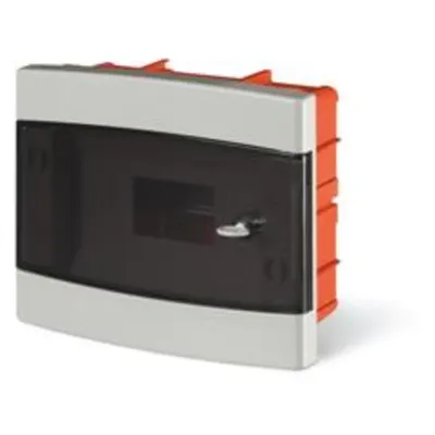 Tablou electricnIP40 montaj incastrat 8 DIN 8+1 MOD. 210x254x75mm GREY