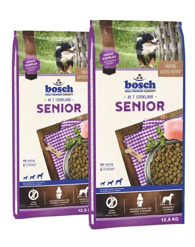 BOSCH Senior Hrana uscata pentru cainii senior 25 kg (2 x 12.5 kg)