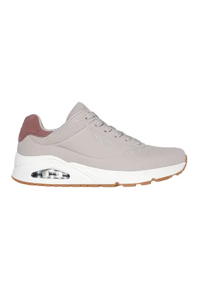 Pantofi sport cu insertii de piele intoarsa Uno-Suited On Air - Maro taupe deschis