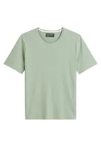 Tricou barbati verde deschis - bumbac