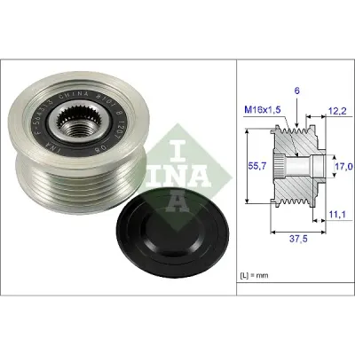 Sistem roata libera, generator INA 535 0226 10
