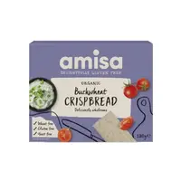 Crispbread din hrisca integrala bio 120g Amisa
