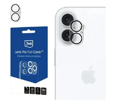 Protector pentru cameră 3mk - Lens Protection Pro, iPhone 16/16 Plus, negru