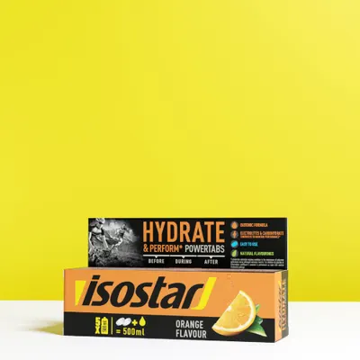 Tablete Băutură Izotonică Powertabs Portocale 10x12g