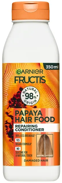 Garnier Fructis Hair Food Balsam de păr cu papaya, 350 ml