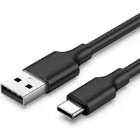 Cablu Date si Incarcare USB-A - USB-C UGREEN US287, 18W, 0.25m, Negru