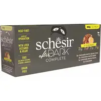 Hrana umeda pisici, Schesir After Dark Cat Multipack Wholefood, 12x80 g