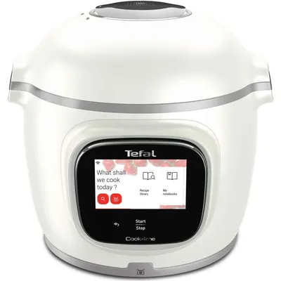 Multicooker Tefal - Cook4me Touch Pro, 6 l, alb