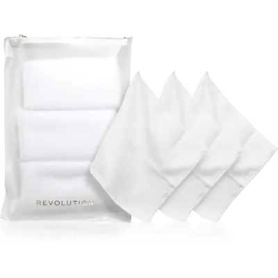 Revolution PRO Miracle Microfibre Cleansing Cloths prosop demachiant pentru make-up 3 buc