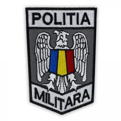Patch brodat Politia Militara – 10,5 × 7 cm - Default Title