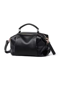 Geanta bowler de piele Celine - Negru