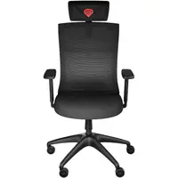 Scaun Gaming GENESIS Astat 200 G2 , material respirabil PureFlow, suport lombar reglabil, cotiere 3D, max 120kg, negru
