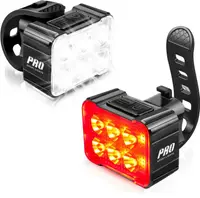 Set de lumini pentru bicicletă cu LED de 360 și 50 de lumeni