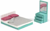 Set mobilier pentru papusi Lori Dolls - Dormitor