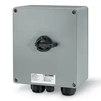 Intrerupator separatorn20A 2P IP66 202x232x142mm II 2GD GENERAL GREY