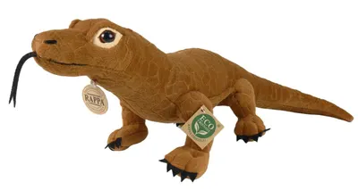 Jucărie de plus Rappa Eco Friends - Varan, 45 cm