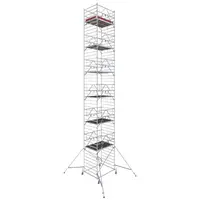 Schela mobila Stabilo S50 1,5 x 2m, aluminiu, inaltime lucru 14.4m, inaltime max. platforma 12.4m