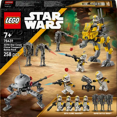 Constructor LEGO Star Wars - Pachet de luptă Clone Stormtrooper Legiunea Stelară 327 (75431)