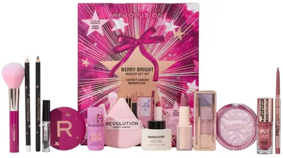 Makeup Revolution Set cadou Berry Bright, 13 piese