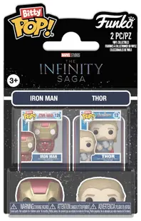 Set mini figurine Funko Bitty POP! Marvel: The Infinity Saga - Iron Man & Thor