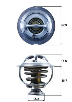 Termostat Lichid Racire (95 C) Potrivit Audi A3, A4 Allroad B8, A4 B8, A5, A6 C7, Q5, Tt; Seat Altea, Altea Xl, Exeo, Exeo St, Leon; Skoda Octavia Ii, Superb Ii, Yeti 1.8-2.0h 09.04-07.19