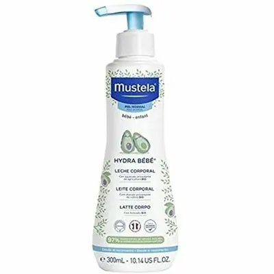 Cremă de corp, Mustela, Hydra Bebe, avocado, 300 ml